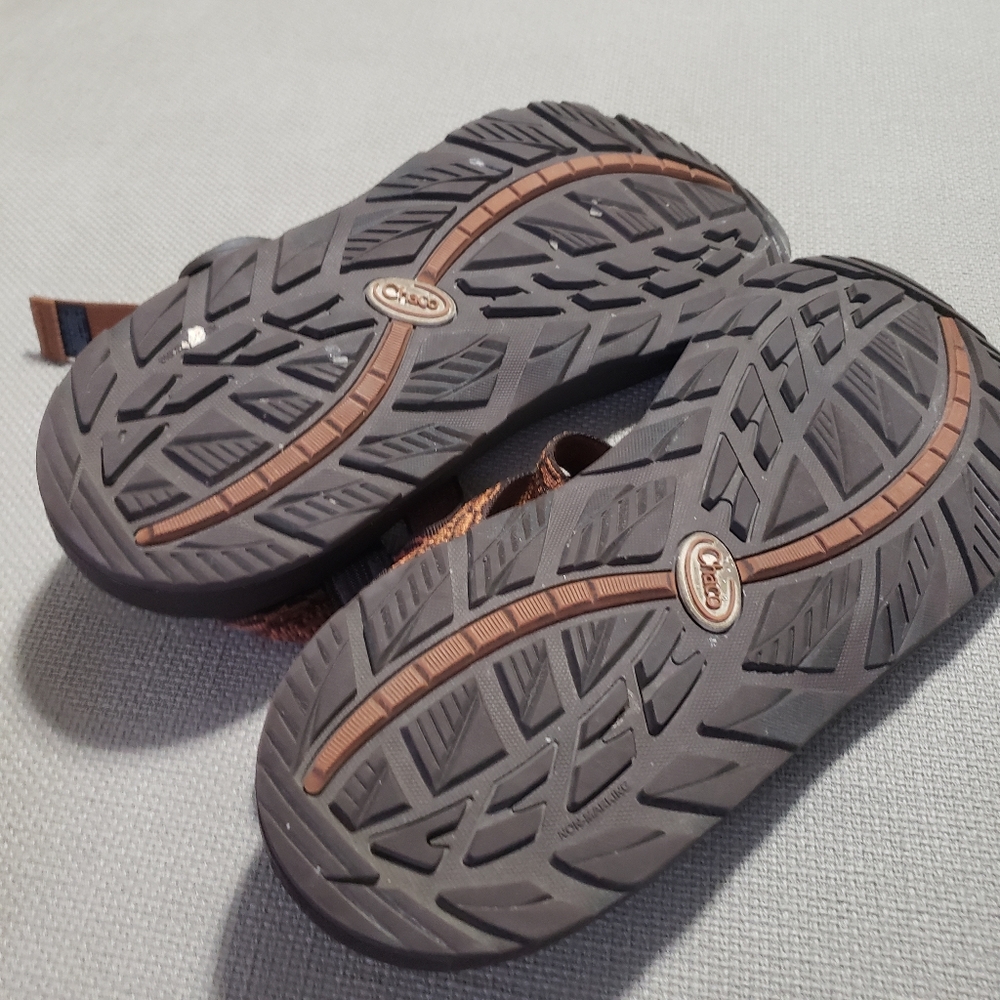 Chaco Men's Classic Performance footwear Outdoor Brown Hiking Sandal Shoes Sz 13 - Picture 10 of 15